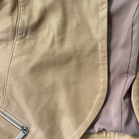 Joie || ‘Libertini’ Cropped Leather Moto Jacket - Picture 9 of 12